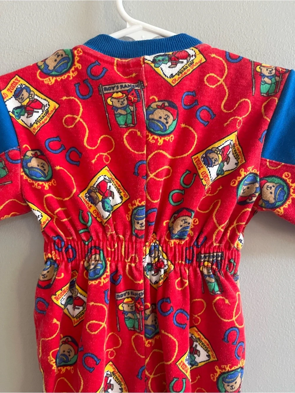 Vintage Osh Kosh One Piece Jumper Size 3-6 months Cowboy Bears USA Western